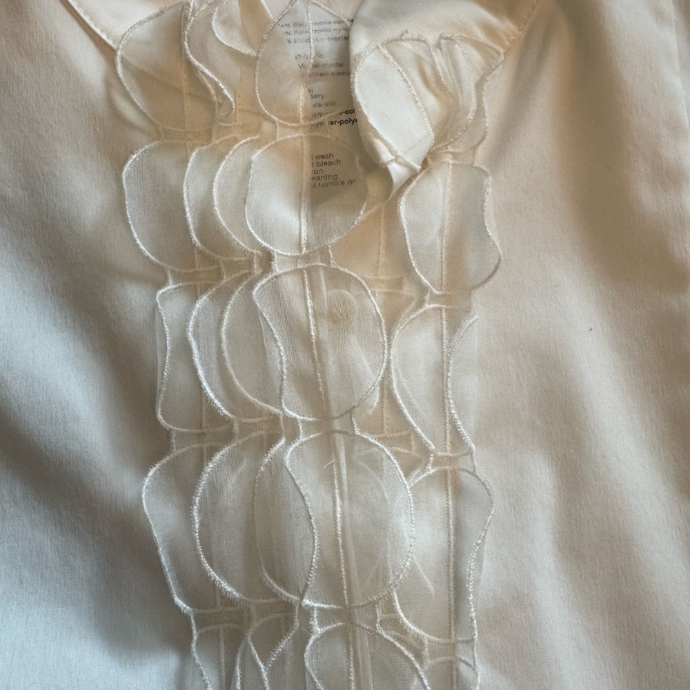 Akris Punto Cream Blouse - Picture 3 of 7